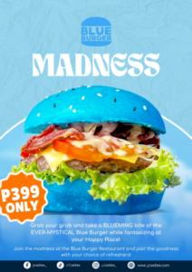 Blue Burger Madness – J Castles